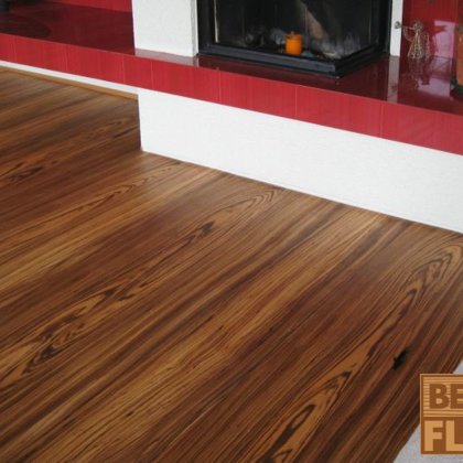 Zebrano koka daudzslāņu parkets